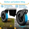 WALCORA 2 in 1 Rollstuhl Rollator Faltbar und Leicht mit Produktbild-Vorschau 9