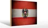 Holzschild Flagge Österreich, 30x20 cm, Holzschilder Fahne Produktbild-Vorschau 2