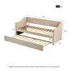 INONEFT Tagesbett Ausziehbar 90x200 cm, Schlafcouch Produktbild-Vorschau 7