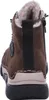 The back view of a brown winter boot. Náhled obrázku produktu