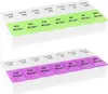 2x WELLGRO® Tablettenbox für 7 Tage - je 2 Fächer pro Tag, Produktbild-Vorschau 3