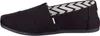A side view of a single black shoe on a white background. Voir les images du produit