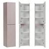 Hochschrank Badezimmer IRAKLIO-56-ROSE altrosa B/H/T ca. Produktbild-Vorschau 1