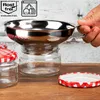 com-four® Set van twee trechters, gemaakt van roestvrij Productafbeelding-voorbeeld 2