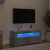 vidaXL TV skříňka s LED světly Betonová šedá 90x35x40 cm Náhled obrázku produktu 2