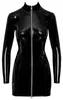 Black Level - Lack Langarm-Minikleid Produktbild-Vorschau 6