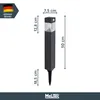 MeLiTec Solar Gartenleuchte SO32-1 eckig mit Produktbild-Vorschau 1