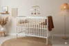 2in1 Babybett und Kinderbett 120x60cm, Weiss, mit 3-Fach Produktbild-Vorschau 1