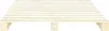 vidaXL Palettenbett Massivholz Kiefer 140×200 cm Produktbild-Vorschau 3