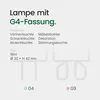 Spectrum LED Leuchtmittel Stiftsockellampe rund Ø3cm 2W G4 Produktbild-Vorschau 7