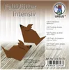 Faltblätter Intensiv Uni 10x10cm VE=100 Blatt mittelbraun Produktbild-Vorschau 1