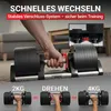 Miweba Sports verstellbare Kurzhantel VH200 | 2 - 28 Kilo Produktbild-Vorschau 5