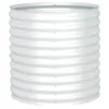 vidaXL Lit surélevé de jardin 80x80x81 cm Acier galvanisé Voir les images du produit 12