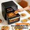 Multifunkční horkovzdušná fritéza Zimilo 10 l s 10 programy Náhled obrázku produktu 4