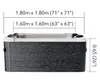 A diagram showing the dimensions of a hot tub. Náhľad obrázku produktu