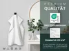 4er Set Handtücher, 100% Baumwolle, 50x100 cm, weiß, extra Produktbild-Vorschau 3