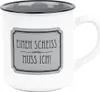 Tasse Einen Scheiss muss ich Emaille-Optik 400ml Produktbild-Vorschau 3