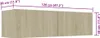 vidaXL Armoire TV Chêne Sonoma 120x30x30 cm Bois composite Voir les images du produit 11