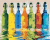 Zuty - Malen nach Zahlen - BUNTE FLASCHEN, 40x50 cm, ohne Produktbild-Vorschau 1