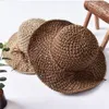 Frauen Strohhut Damen Sonnenhut Atmungsaktiv Sommerhut Produktbild-Vorschau 2