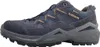 A side view of a blue and brown hiking shoe. Anteprima dell’immagine prodotto