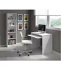 Bücherregal - Weiße Bibliothek 25x52x180h cm Produktbild-Vorschau 2