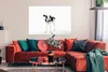 MuchoWow® Poster Kuh - Kalb - Weiß - Tiere 120x80 cm - Produktbild-Vorschau 2