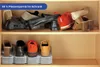 WENKO 4er Set Schuhhalter Schuhe Organizer Schrank Ordnung Produktbild-Vorschau 6