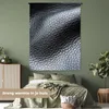 MuchoWow® Wandteppich Wandbehang Leder - Textur - Schwarz - Produktbild-Vorschau 4