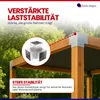 GeZu Impex Pfostenecke für 3 Balken 71 x 71 mm Produktbild-Vorschau 6