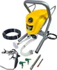 A collection of painting equipment, including a spray gun, hose, and paint sprayer unit, arranged on a white background. Náhled obrázku produktu
