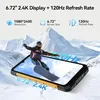 A smartphone is displayed in a snowy mountain environment, showcasing its screen with a snowboarding scene. Anteprima dell’immagine prodotto