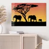 DEQORI Glasbild Echtglas 90x60 cm 'Afrikanischer Abend' Produktbild-Vorschau 4