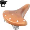 Selle de vélo rétro pour vélo de randonnée en cuir Voir les images du produit 1