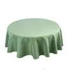 Tischdecke Fleckenresistente  Olive Rund 120 cm Produktbild-Vorschau 1