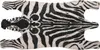 Esschert Design Paillasson avec motif zèbre en fibres de Voir les images du produit 1