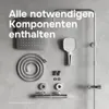 AM.PM Duschsystem mit Thermostat Duschset mit Regendusche Produktbild-Vorschau 12