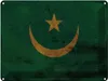 vianmo Blechschild 30x40 cm Mauretanien Mauritania Flagge Produktbild-Vorschau 1