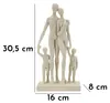 Mauro Ferretti Stons Figurka Rodina, krémová, 16 x 8 x 30,5 Náhled obrázku produktu 9