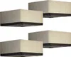 SOTECH 4er Set Möbelfüße MOTEL | Edelstahloptik | 65 x 65 Produktbild-Vorschau 1