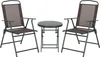 Outsunny Bistro-Set 3 pièces en métal résistant aux Voir les images du produit 1