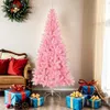 vidaXL Arbre de Noël artificiel avec support rose 180 cm Voir les images du produit 1
