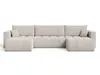 GrainGold Ecksofa U-Form Neva - Ecksofa mit Schlaffunktion, Produktbild-Vorschau 5