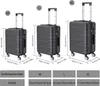 Premium Hartschalen-Koffer-Set 3-teilig (M+L+XL) mit Produktbild-Vorschau 6