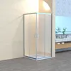 Duschkabine 85x85x185 cm Schiebetür, Duschabtrennung Produktbild-Vorschau 1