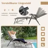 Outdoor Liegestuhl 2er Set, Garten Sonnenliegen mit Produktbild-Vorschau 3