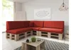 sunnypillow 8er Palettenkissen Set mit abnehmbarem Bezug Produktbild-Vorschau 2