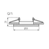 Kanlux 26741 COLIE DTO-G Einbaurahmen Produktbild-Vorschau 3
