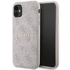 A pink hard case for an iPhone 11/Xr with a Guess logo and pattern. Produktbild-Vorschau