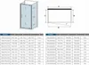 U-kabine 90x185cm Drehtür mit 76X76X185cm Seitenwand 5mm Produktbild-Vorschau 7